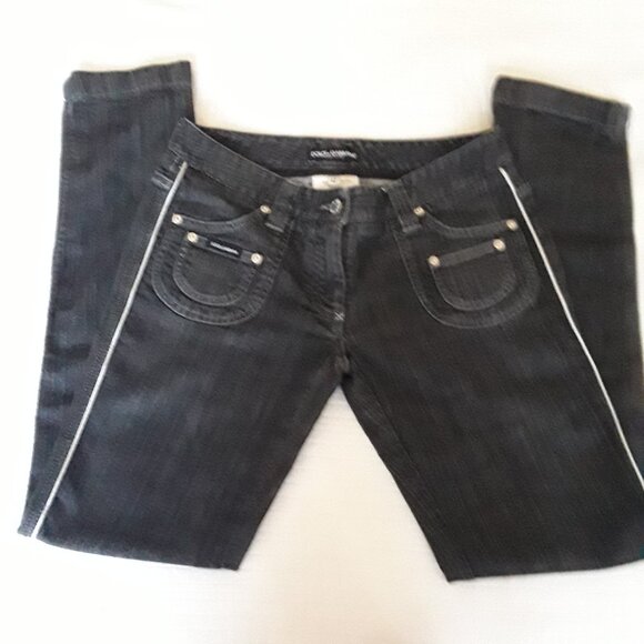 EUC Dolce & Gabbana Womens Low Rise Jeans EUR Size 42 - Picture 1 of 11